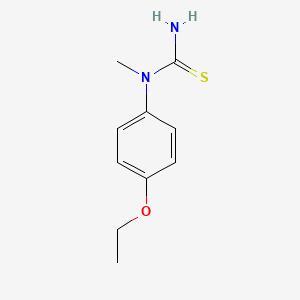 molecular formula C10H14N2OS B14447305 N-(4-Ethoxyphenyl)-N-methylthiourea CAS No. 73901-52-7