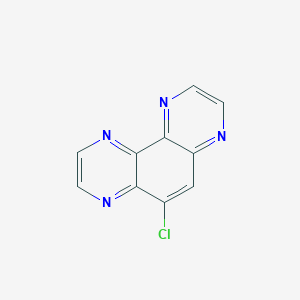 molecular formula C10H5ClN4 B14447311 5-Chloropyrazino[2,3-F]quinoxaline CAS No. 76278-57-4