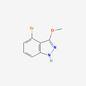 molecular formula C8H7BrN2O B1444732 4-溴-3-甲氧基-1H-吲唑 CAS No. 938061-94-0