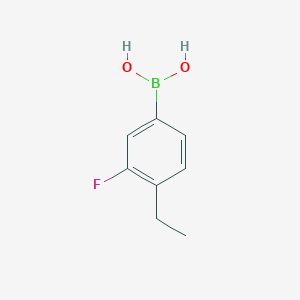 molecular formula C8H10BFO2 B1444733 4-Ethyl-3-fluorophenylboronic acid CAS No. 1374302-04-1