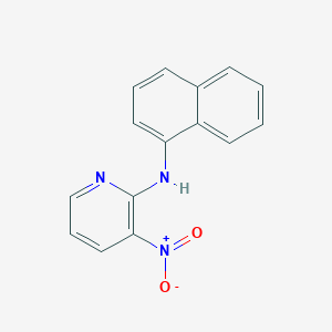 molecular formula C15H11N3O2 B14447360 N-naphthalen-1-yl-3-nitropyridin-2-amine CAS No. 78750-64-8