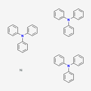 molecular formula C54H45N3Ni B1444738 Tris(triphenylphosphine) nickel(0) CAS No. 25136-46-3