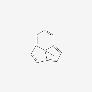 molecular formula C12H10 B14447398 7b-Methyl-7bH-cyclopent[cd]indene CAS No. 79644-47-6