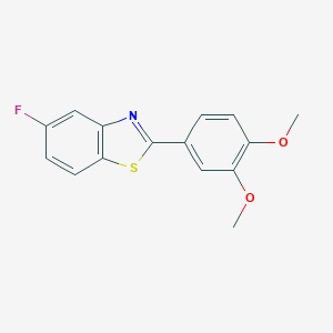 molecular formula C15H12FNO2S B144474 GW-610 CAS No. 872726-44-8