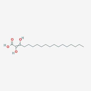 molecular formula C18H34O4 B14447414 2,3-Dihydroxyoctadec-2-enoic acid CAS No. 74662-65-0