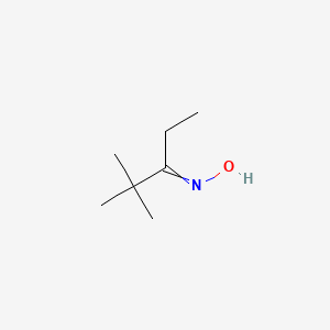 molecular formula C7H15NO B14447457 N-(2,2-Dimethylpentan-3-ylidene)hydroxylamine CAS No. 73153-82-9