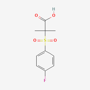 2-(4-Fluoro-benzenesulfonyl)-2-methyl-propionic acid