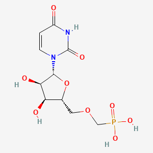 molecular formula C10H15N2O9P B14447480 5'-O-(Phosphonomethyl)uridine CAS No. 77032-38-3