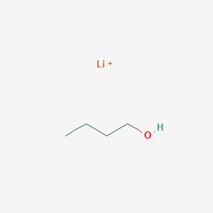 molecular formula C4H10LiO+ B14447511 Lithium;butan-1-ol CAS No. 76276-44-3