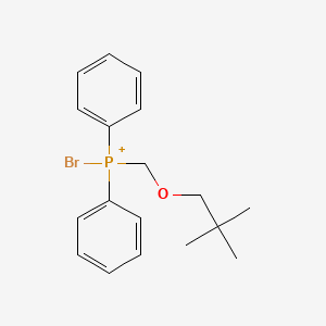 molecular formula C18H23BrOP+ B14447571 Bromo[(2,2-dimethylpropoxy)methyl]diphenylphosphanium CAS No. 75416-92-1