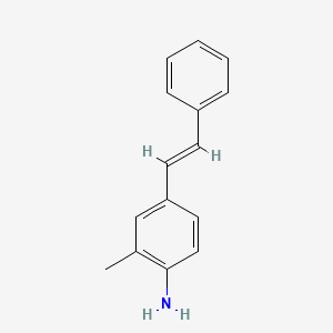 molecular formula C15H15N B14447601 3-Methyl-4-stilbenamine CAS No. 73928-04-8