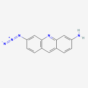 molecular formula C13H9N5 B14447659 3-Acridinamine, 6-azido- CAS No. 78276-16-1