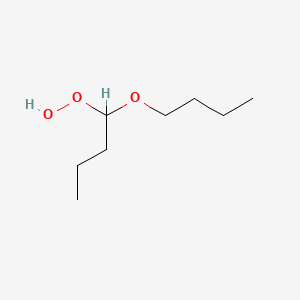 molecular formula C8H18O3 B14447666 1-Butoxybutane-1-peroxol CAS No. 77379-09-0