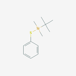molecular formula C12H20SSi B14447727 tert-Butyl(dimethyl)(phenylsulfanyl)silane CAS No. 73116-74-2