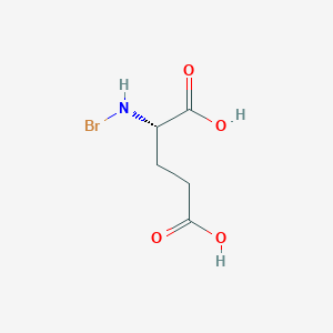 molecular formula C5H8BrNO4 B14447775 N-Bromo-L-glutamic acid CAS No. 76780-16-0