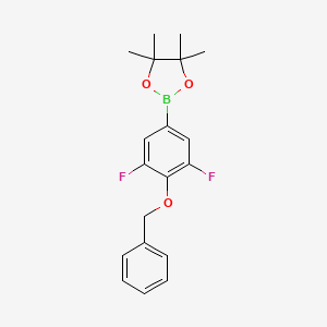 4-Benzyloxy-3,5-difluorophenylboronic acid pinacol ester