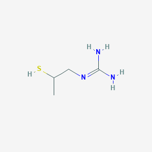 molecular formula C4H11N3S B14447886 N''-(2-Sulfanylpropyl)guanidine CAS No. 73696-75-0