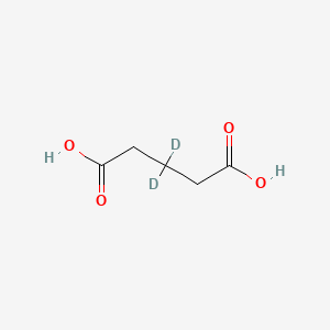 molecular formula C5H8O4 B1444791 Glutaric acid-d2 