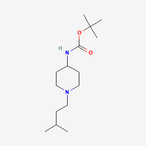 B1444792 4-(BOC-Amino)-1-isopentylpiperidine CAS No. 888944-67-0