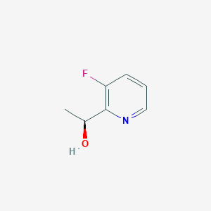 molecular formula C7H8FNO B1444799 (1S)-1-(3-Fluoro-pyridin-2-yl)ethanol CAS No. 1016228-03-7