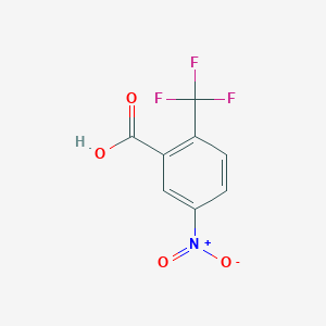 molecular formula C8H4F3NO4 B1444802 5-硝基-2-(三氟甲基)苯甲酸 CAS No. 847547-06-2