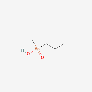 molecular formula C4H11AsO2 B14448164 Methylpropylarsinic acid CAS No. 73791-45-4