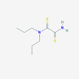 molecular formula C8H16N2S2 B14448213 Ethanedithioamide, N,N-dipropyl- CAS No. 78286-04-1