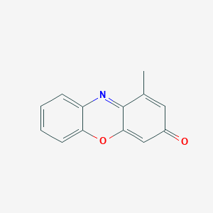 molecular formula C13H9NO2 B14448339 1-Methyl-3H-phenoxazin-3-one CAS No. 74683-32-2