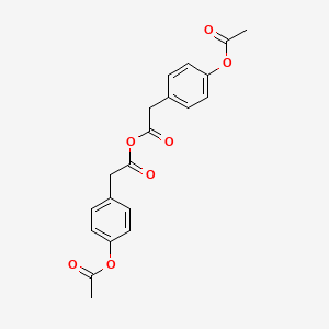 molecular formula C20H18O7 B14448389 [4-(Acetyloxy)phenyl]acetic anhydride CAS No. 79524-46-2