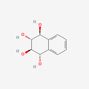 molecular formula C10H12O4 B14448399 (1S,2R,3R,4S)-1,2,3,4-Tetrahydronaphthalene-1,2,3,4-tetrol CAS No. 76561-86-9