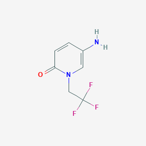 molecular formula C7H7F3N2O B1444840 5-Amino-1-(2,2,2-trifluoroethyl)-1,2-dihydropyridin-2-one CAS No. 1179038-34-6