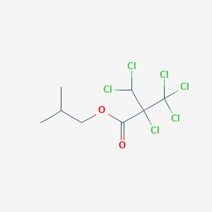 molecular formula C8H10Cl6O2 B14448413 Hexachloroisobutyl isobutyrate CAS No. 73825-88-4