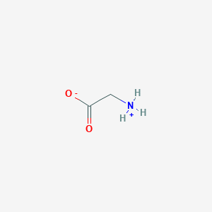molecular formula C2H5NO2 B144485 2-Azaniumylacetate CAS No. 127883-08-3