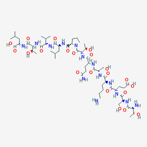 molecular formula C56H98N14O21 B14448536 Degammae CAS No. 74174-40-6