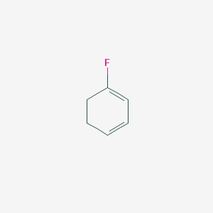 molecular formula C6H7F B14448650 1-Fluorocyclohexa-1,3-diene CAS No. 76356-93-9