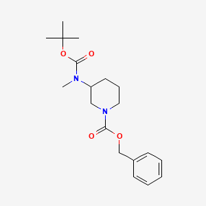 Benzyl 3-((tert-butoxycarbonyl)(methyl)amino)piperidine-1-carboxylate