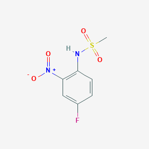 N-(4-fluoro-2-nitrophenyl)methanesulfonamide