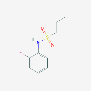 N-(2-fluorophenyl)propane-1-sulfonamide