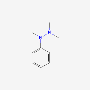 molecular formula C9H14N2 B14448750 1,1,2-Trimethyl-2-phenylhydrazine CAS No. 76579-56-1