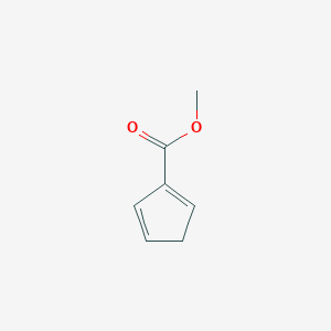 molecular formula C7H8O2 B14448784 Methyl cyclopenta-1,4-diene-1-carboxylate CAS No. 73223-48-0