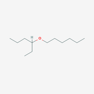molecular formula C12H26O B14448818 1-[(Hexan-3-yl)oxy]hexane CAS No. 79322-89-7