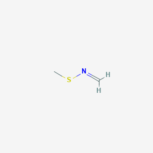 molecular formula C2H5NS B14448822 N-(Methylsulfanyl)methanimine CAS No. 76665-04-8