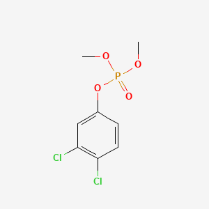 molecular formula C8H9Cl2O4P B14448856 Phosphoric acid, 3,4-dichlorophenyl dimethyl ester CAS No. 75489-41-7