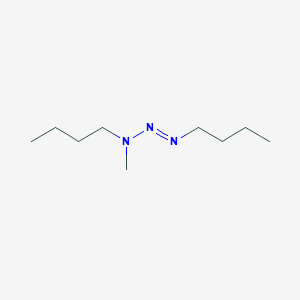 molecular formula C9H21N3 B14448862 1-Triazene, 1,3-dibutyl-3-methyl- CAS No. 76387-44-5