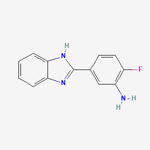 5-(1H-1,3-benzodiazol-2-yl)-2-fluoroaniline