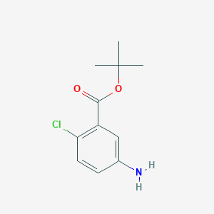 molecular formula C11H14ClNO2 B1444891 Tert-butyl 5-amino-2-chlorobenzoate CAS No. 1179133-92-6