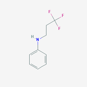 molecular formula C9H10F3N B1444894 N-(3,3,3-trifluoropropyl)aniline CAS No. 405-40-3