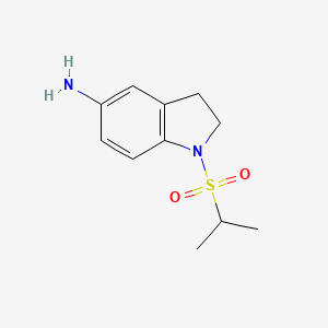 1H-Indol-5-amine, 2,3-dihydro-1-[(1-methylethyl)sulfonyl]-
