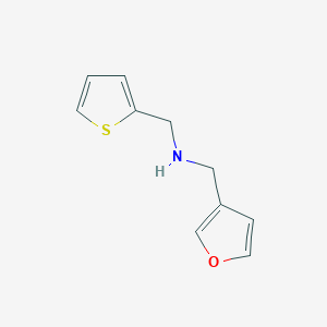 1-(furan-3-yl)-N-(thiophen-2-ylmethyl)methanamine