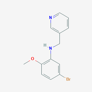5-bromo-2-methoxy-N-(pyridin-3-ylmethyl)aniline